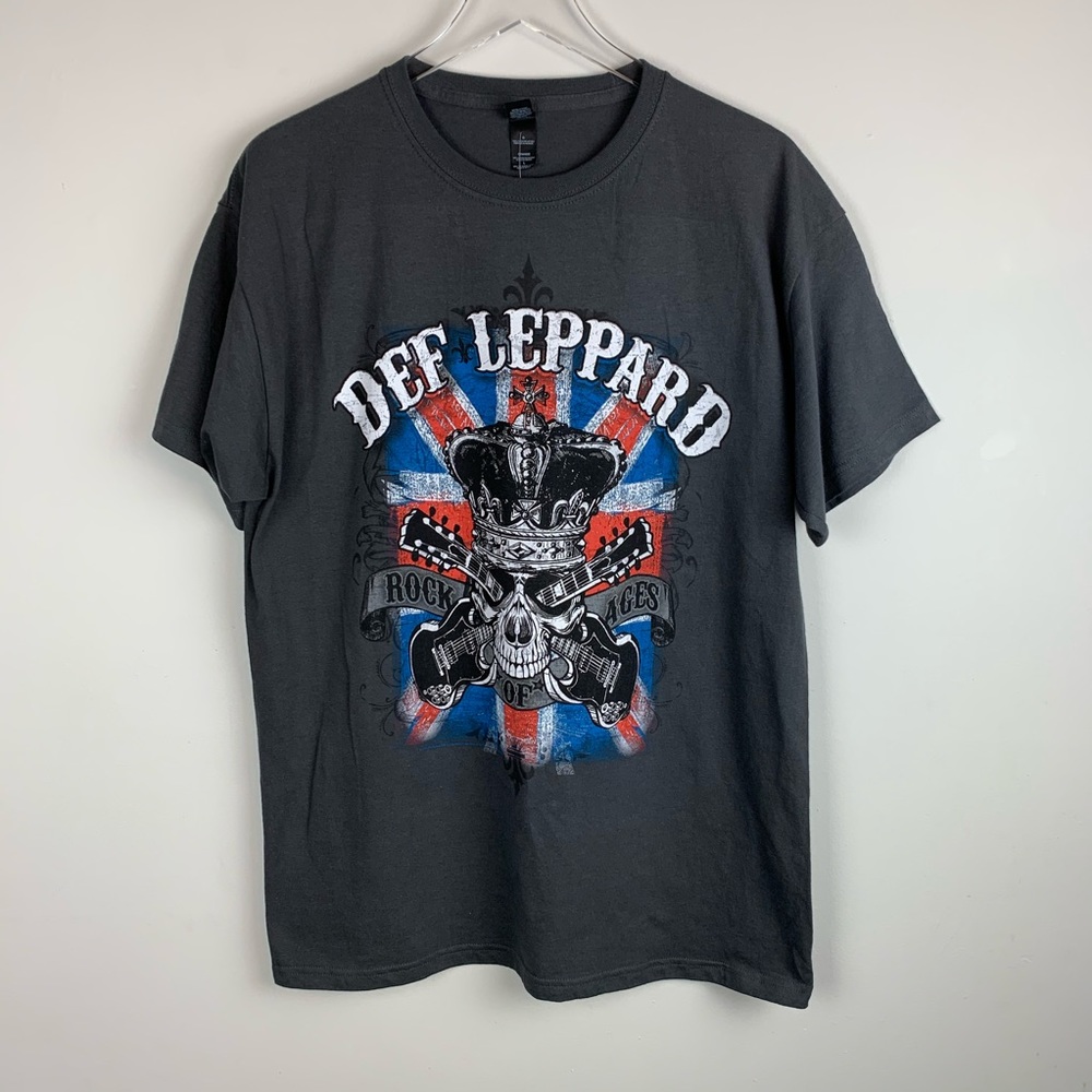 DEF LEPPARD ROCK OF AGES Graphic Band Tee L